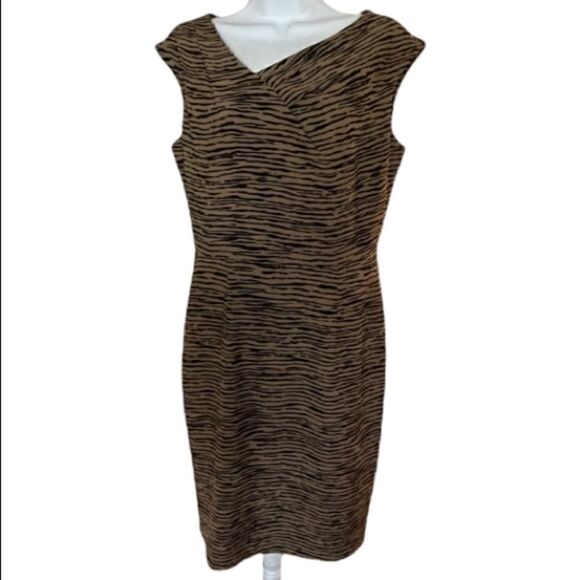 Calvin Klein Animal Print Dress, Size 6 - Picture 1 of 5